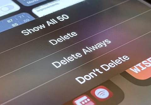 This shortcut is the easiest way to delete unwanted screenshots