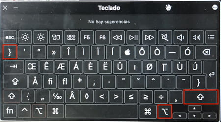 Cómo poner llaves en el teclado de Mac