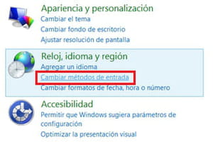 Fijar barra de idiomas en Windows 8