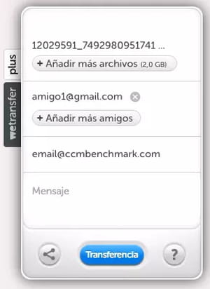 WeTransfer, transferir, enviar, descargar, archivos, celular, PC, Android, iPhone