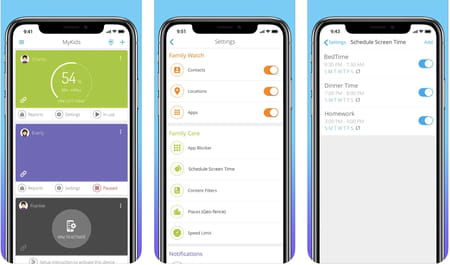 Aplicación FamilyTime de control parental