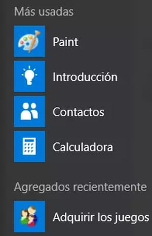 Personalizar el menú Inicio en Windows 10