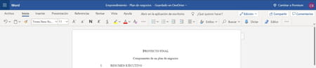 Alternativas en línea y sin descargas a Microsoft Word