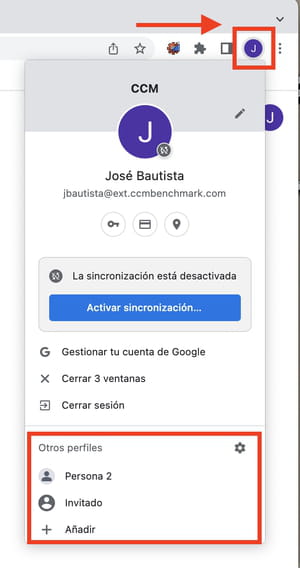 Cómo desconectar una cuenta de Google Chrome