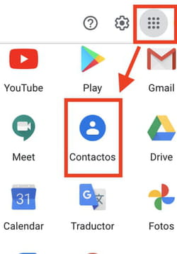 Importar contactos en Gmail