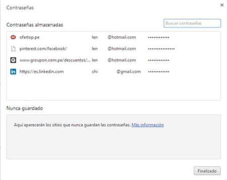 ¿Cómo ver y administrar tus contraseñas guardadas en Google Chrome?