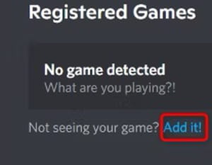 Discord add game