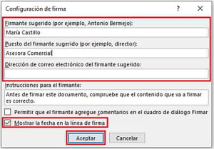 ¿Cómo insertar una firma digital en Word utilizando la herramienta ‘Línea de firma’?