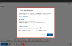 confidential mode gmail