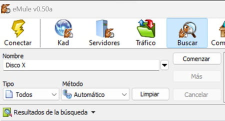 Descargar archivos eMule