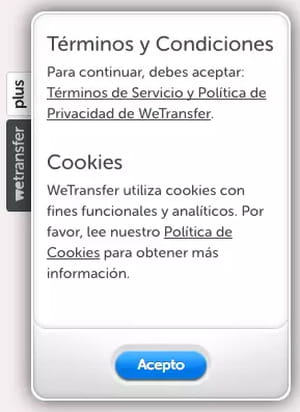 WeTransfer, transferir, enviar, descargar, archivos, celular, PC, Android, iPhone