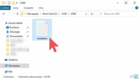 Cómo guardar los resultados de un comando en un archivo de texto