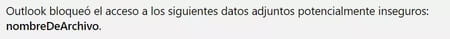 ¿Por qué no puedo abrir archivos adjuntos en Outlook?