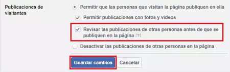 Cómo revisar publicaciones en Facebook