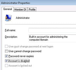 administrator account windows