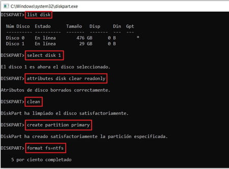 Cómo formatear una memoria USB en Windows