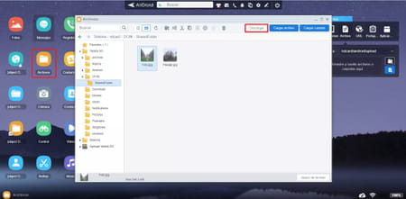 Cómo compartir archivos de PC y Android con AirDroid