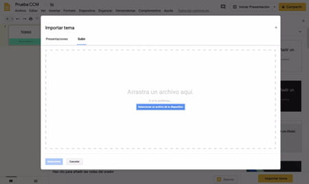 Importar un tema descargado a Google Slides