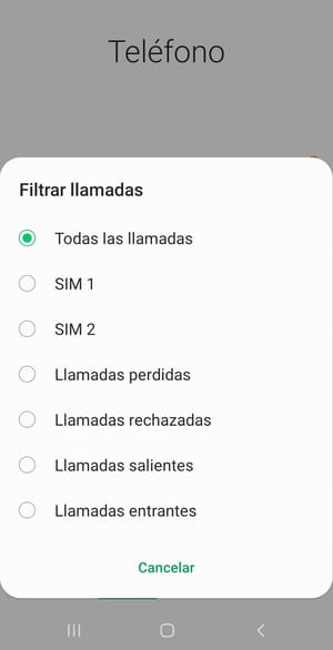 Cómo ver la información del historial de llamadas en tu Android