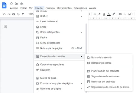 Cómo agregar elementos de creación a Google Docs