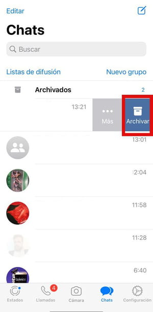 Cómo archivar un chat en WhatsApp