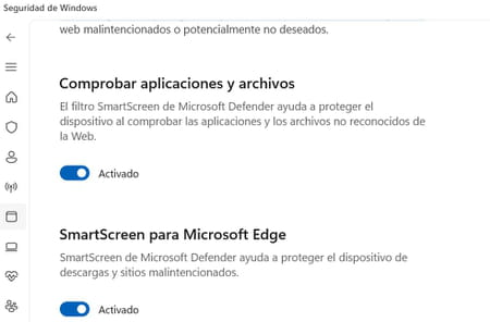 Quitar SmartScreen en Windoes11