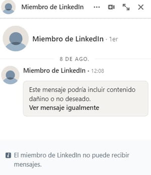 Bloquear en LinkedIn