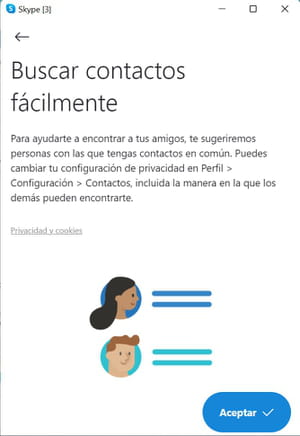 Buscar y agregar contactos en Skype