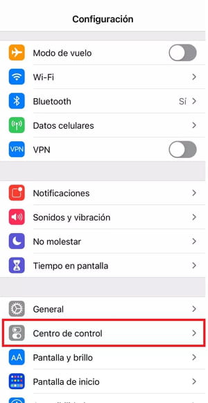 Cómo grabar la pantalla del iPhone