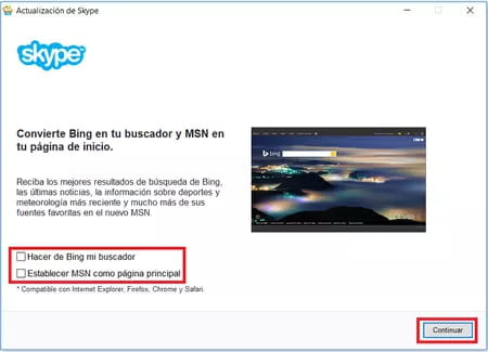 Instalar Skype