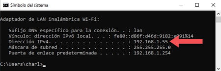 Cómo saber mi IP privada -Windows 10