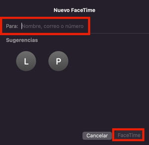 Cómo hacer o recibir llamadas en FaceTime