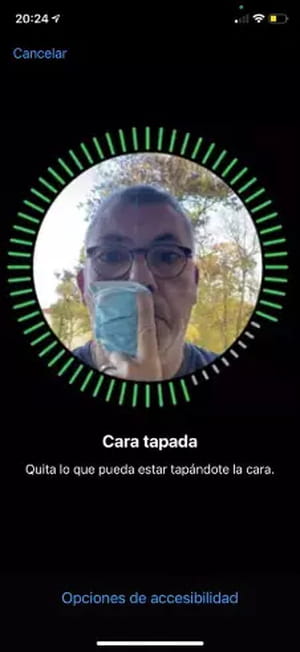 Cómo desbloquear el iPhone con mascarilla puesta