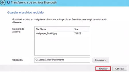 Activar el Bluetooth en Windows 8