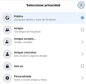 Cómo limitar quién puede ver tus posts de Facebook