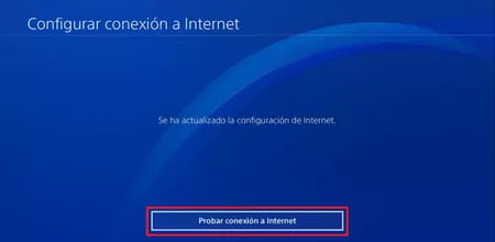 Conectar tu PlayStation a internet