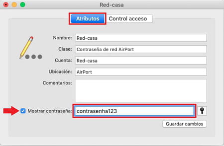 Ver la contraseña del WiFi en tu Mac