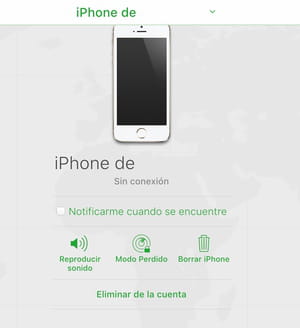 Cómo encontrar un iPhone con iCloud