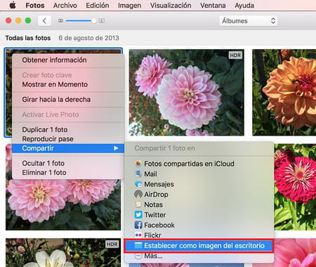 ¿Cómo cambiar el fondo de escritorio en Mac?