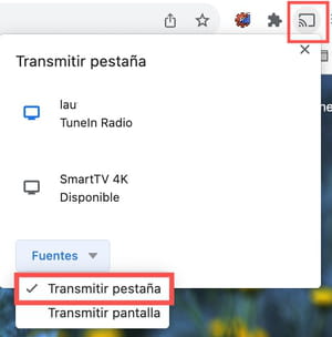 Cómo ver un archivo o pestaña concreta de tu navegador en la TV