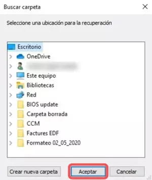 Recuperar archivos con Recuva