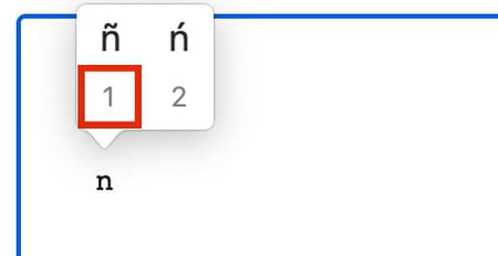 Cómo escribir la letra ñ en Mac