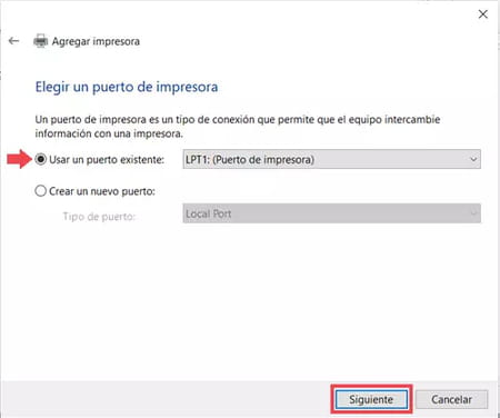 Instalar una impresora en Windows 10