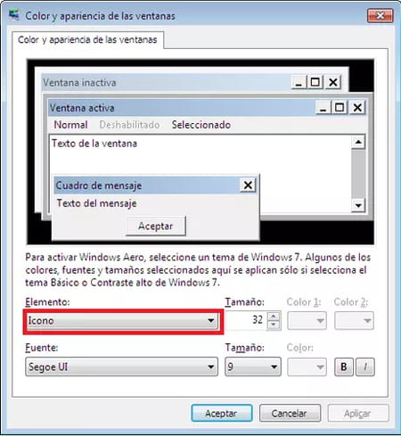 Windows, Windows 7, Windows 8, Windows 10, PC, cambiar, letra, fuente, tamaño, iconos