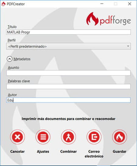 ¿Cómo combinar documentos PDF?