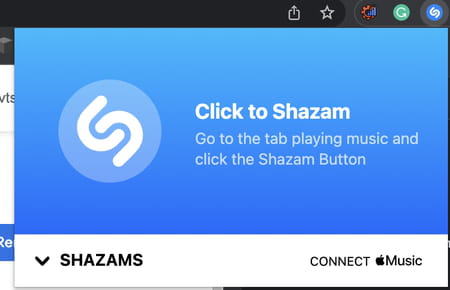 Shazam for Chrome extension