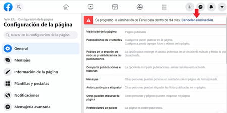 Cómo borrar una página de Facebook