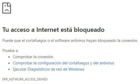 Configurar el firewall para bloquear la conexión de un programa