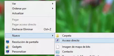 Crear un acceso directo para apagar Windows 10