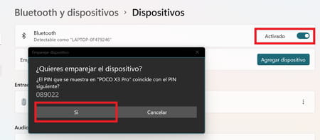 Cómo emparejar tu PC y tu móvil por Bluetooth